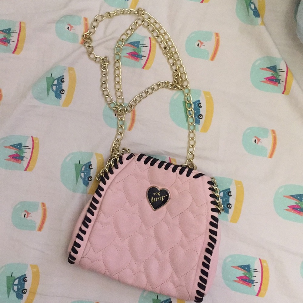 Betsey Johnson mini cross body bag